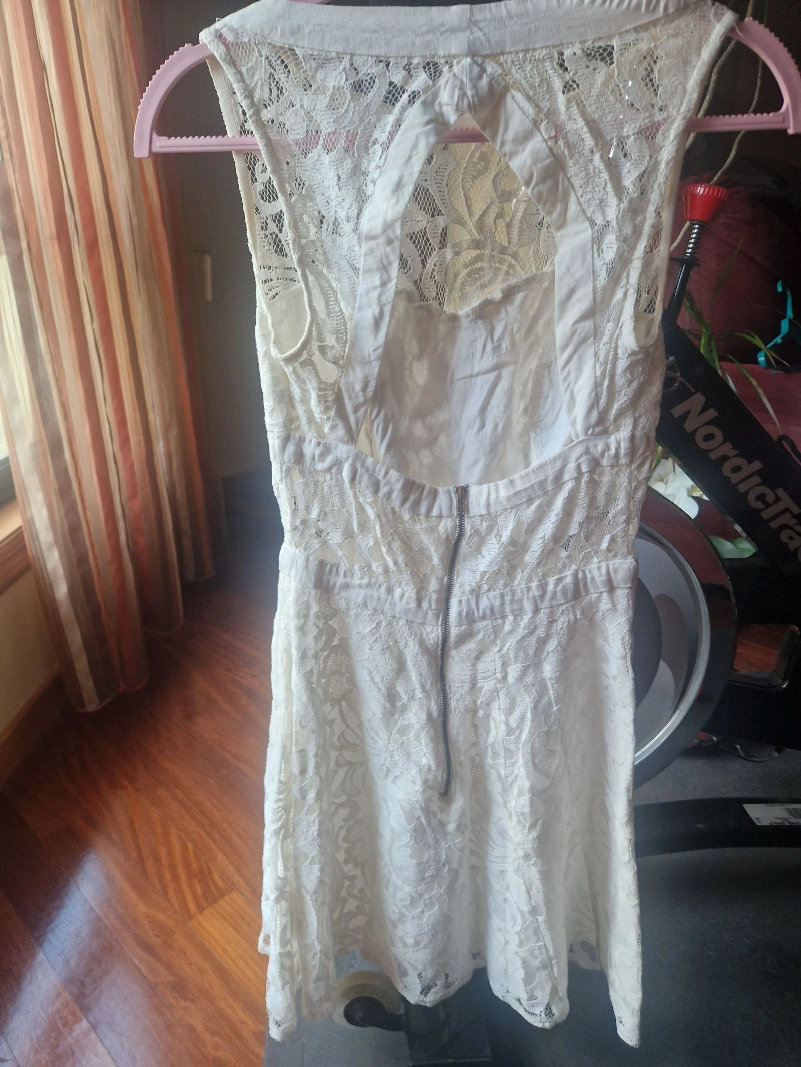 Vestido de renda Branco tamanho S – photo 3